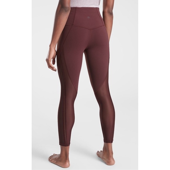 Athleta Shakti Mesh Size S High Waist Workout Athletic Leggings - Picture 2 of 7